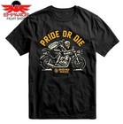Pride or Die T-Shirt Never Miss Herren Street Crime Biker Chopper Shirt S M L XL