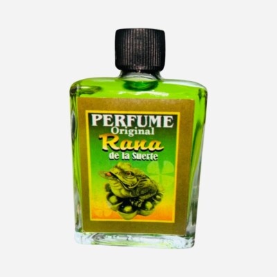 Rana de la Suerte - Lucky Frog Perfume Esoterico Para buena Suerte Abundancia