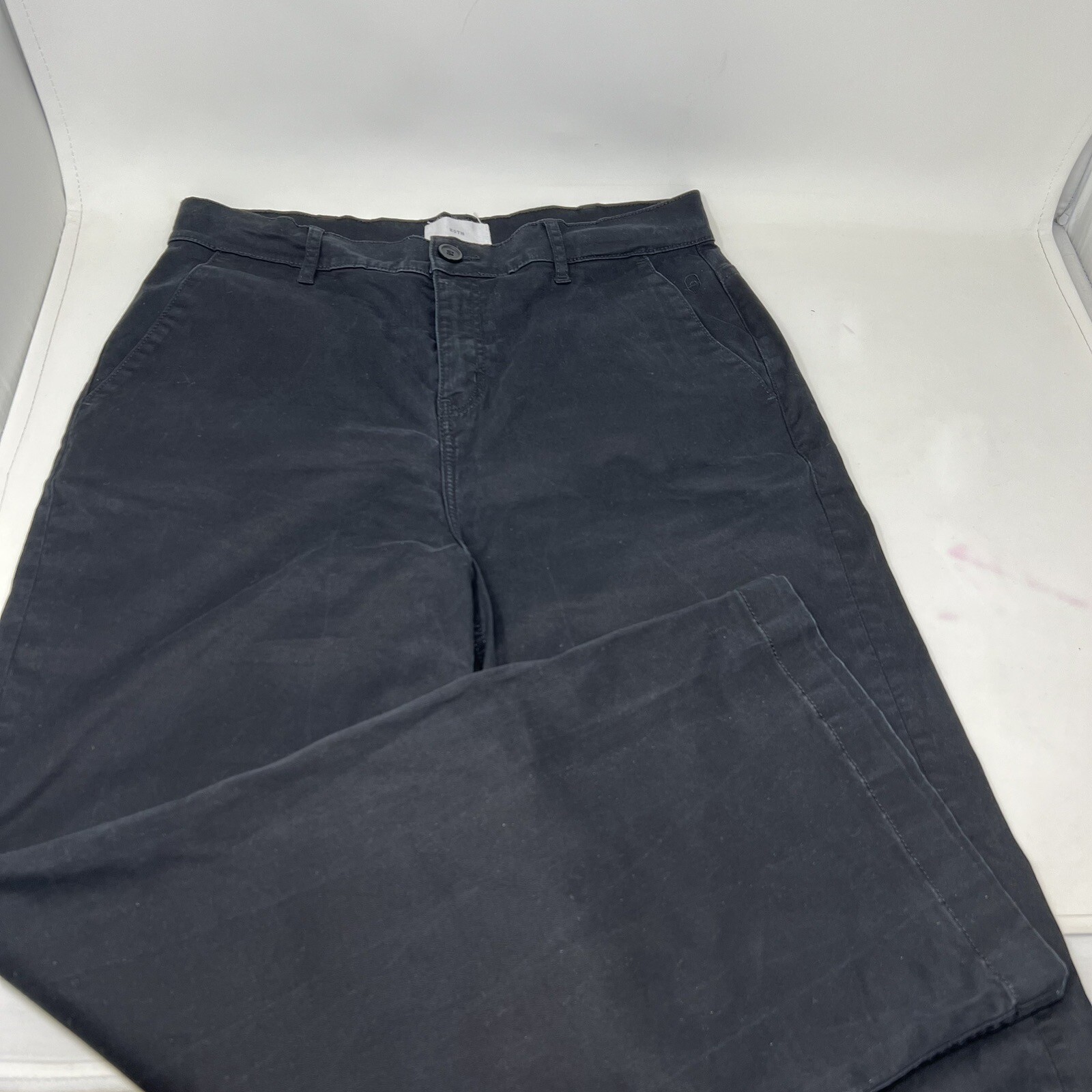 Kotn Black Egyptian Cotton Culotte Trouser Pants size… Gem