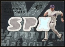 2007 Upper Deck SPX winning Materials Stephen Drew Autograph Triple Relic /10 