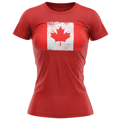 Kanada Grunge Flagge T-Shirt Fußball Sport Event Fußball Fans Geschenke ihre Unterstützung...