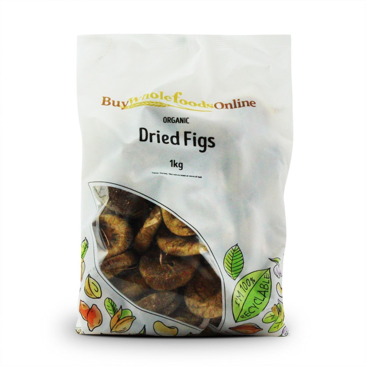 Organic Dried Figs 1kg | BWFO | Free UK Mainland P&P
