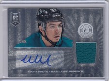 2013-14 Totally Certified Rookie Autograph Jerseys Matt Nieto /250