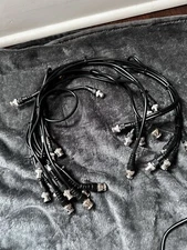 30 50CM BNC Male to Male M/M Video Coaxial Cable- CCTV, Audio Mic Receivers LOT