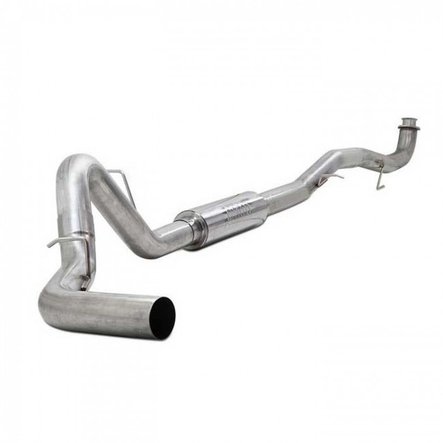 4" SS Exhaust Kit w/ Muffler & Tip For GM Duramax 1516 6.6L eBay