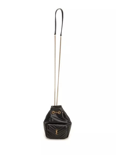 SAINT LAURENT Joe Nano Black Bucket Bag New & Authentic
