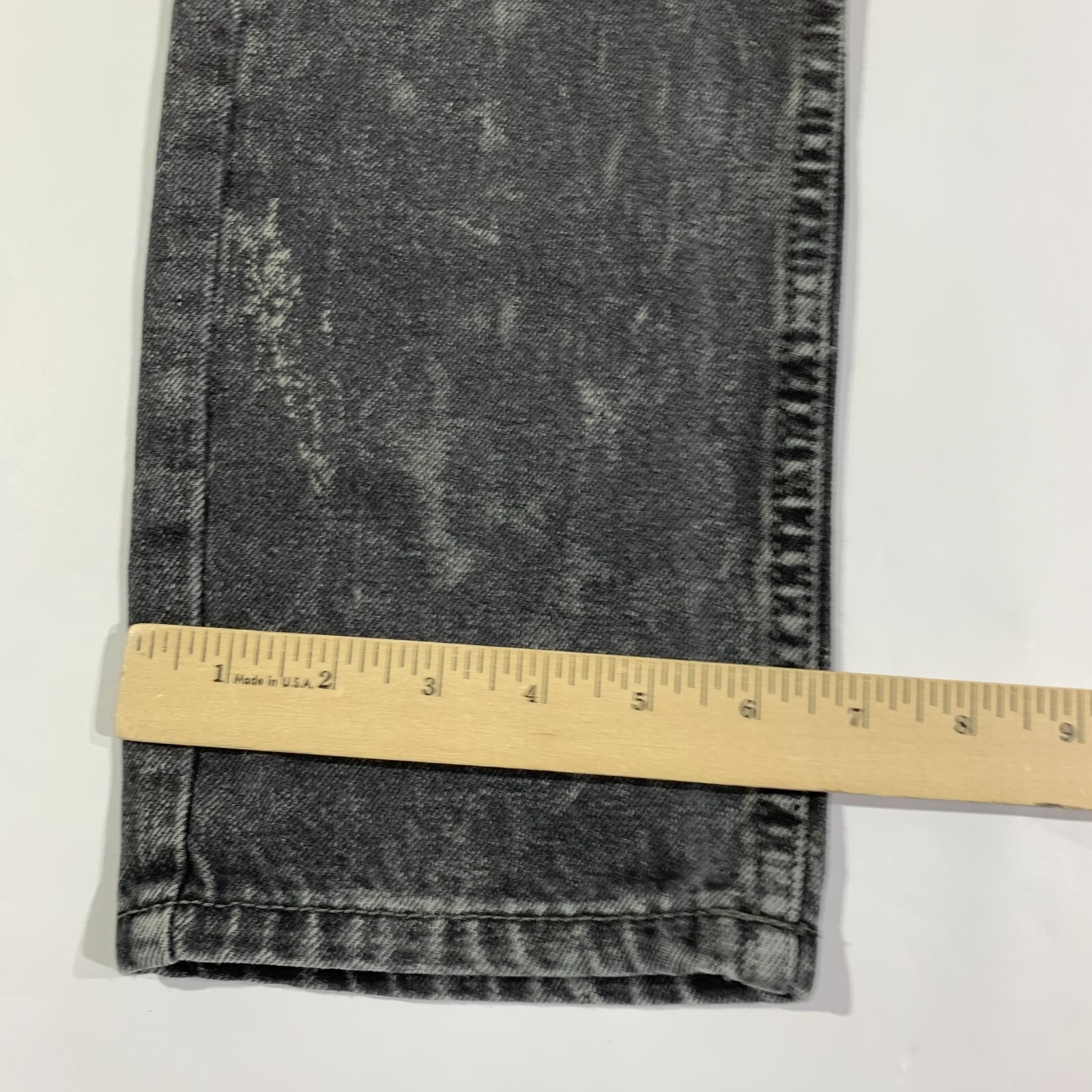 Kaalu Jeans Mens 31 x 30 Gray Straight Slim Denim Casual Moto Low Rise Charcoal
