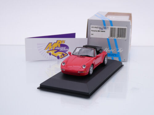 Minichamps 430063030 # Porsche 911 Cabri année de construction 1993 "rouge indien" 1:43 à partir de 1,- - Photo 1/4