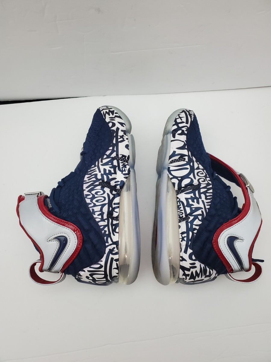 LEBRON 17 \"GRAFFITI COLD BLUE\" 未使用タグ付き Nike LeBron 17 LeBron 4 Cold Blue Graffiti for Sale