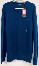 The Original Crewneck Chaps EST. 1978 Sweater Navy Blue Men  s Size XL NWT
