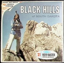 Black Hills Of South Dakota 3d View-Master 3 Reel Packet