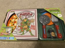 Nickelodeon Teenage Mutant Ninja Turtles 14 Piece Pizza Party Set TMNT Play Food