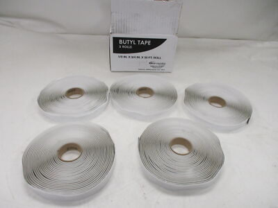 RUBAN BUTYLE WINDOWS & VENT SEAL TAPE PACK OF (5) GRAY BT-1835-5 RV CAMPER