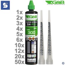 Verbundmörtel InjektionsmörteI SH-PRO Montagemörtel 300ml + 2 Statikmischer ETA