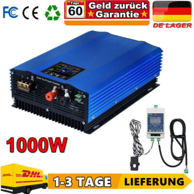 1000W Grid Tie Inverter Power Limiter DC26-45V for 24V/36V PV Panel/24V Battery1