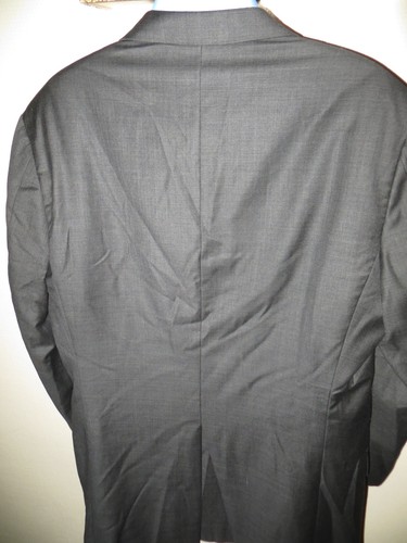 Hickey Freeman Men's Grey Wool 2 Button Suit Blazer Coat 42 Long Pants 36 X 31 - Picture 4 of 10