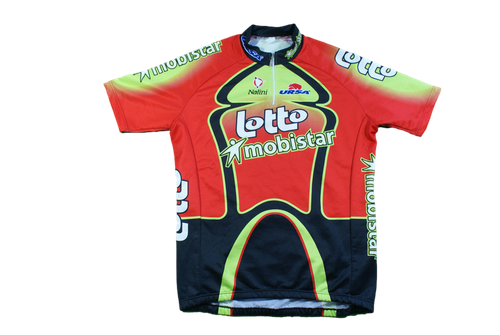 Maillot Vélo Rétro Nalini Mobistar Ursa Lotto - Taille L - Manches Courtes
