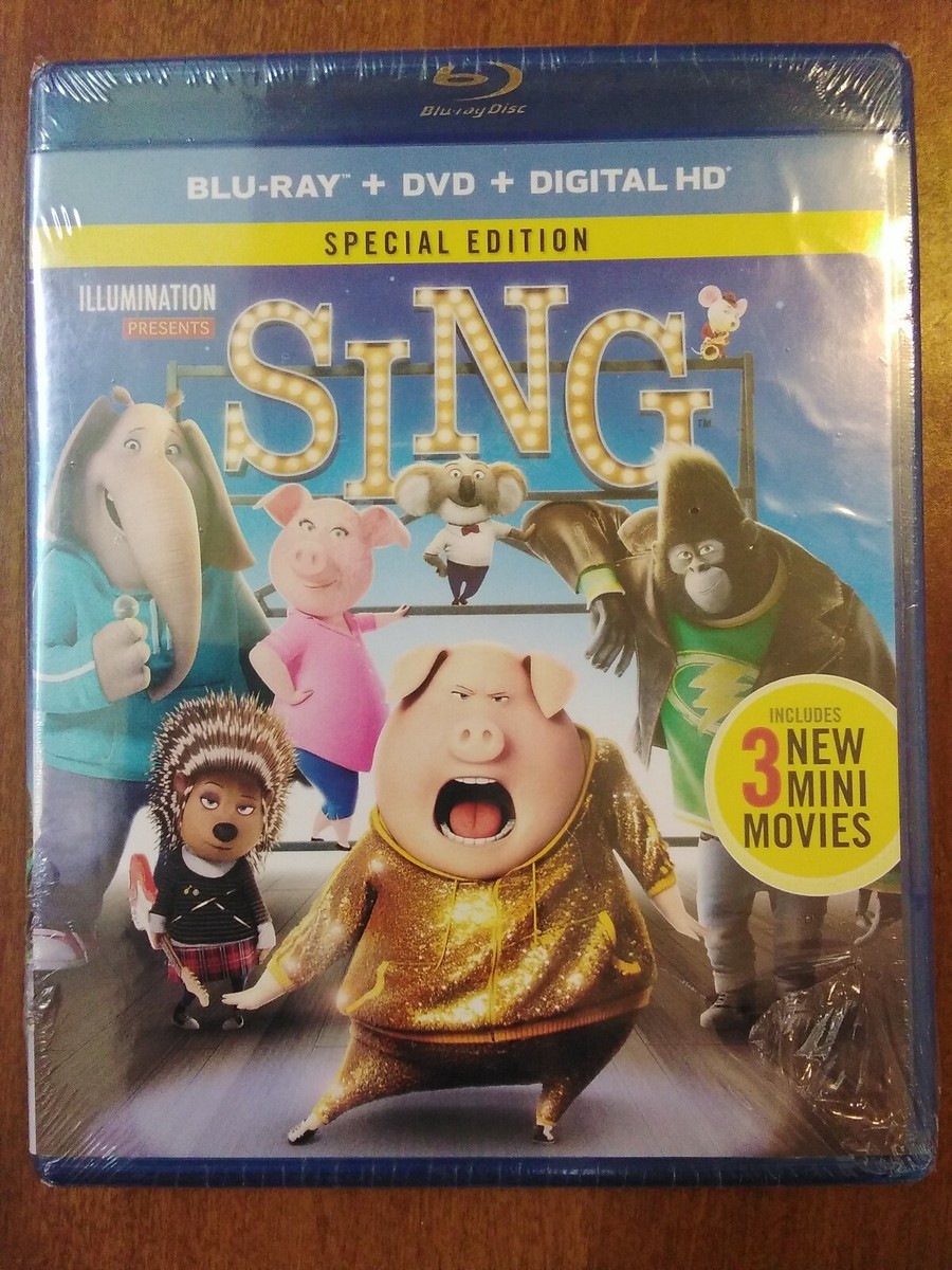 ｓｉｏｎ１０ｖｉｄｅｏ [DVD] Sing Blu-ray + DVD No Digital No Slipcover Brand New | eBay