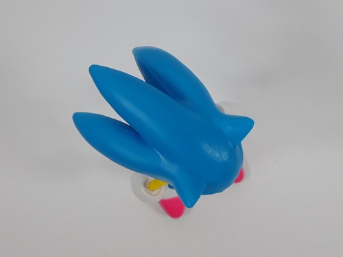 2021 Jakks Sega Sonic the Hedgehog 30th Anniversary Wave 5 NEON SONIC 4" Figure - Foto 5 di 6