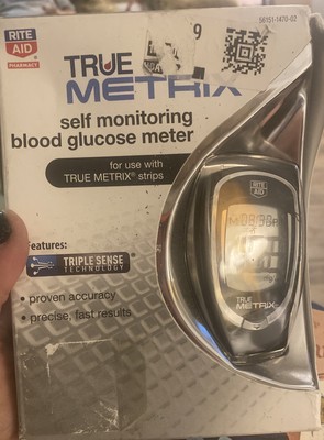 RiteAid True Metrix Self-Monitoring Blood Glucose Meter NEW SEALED 