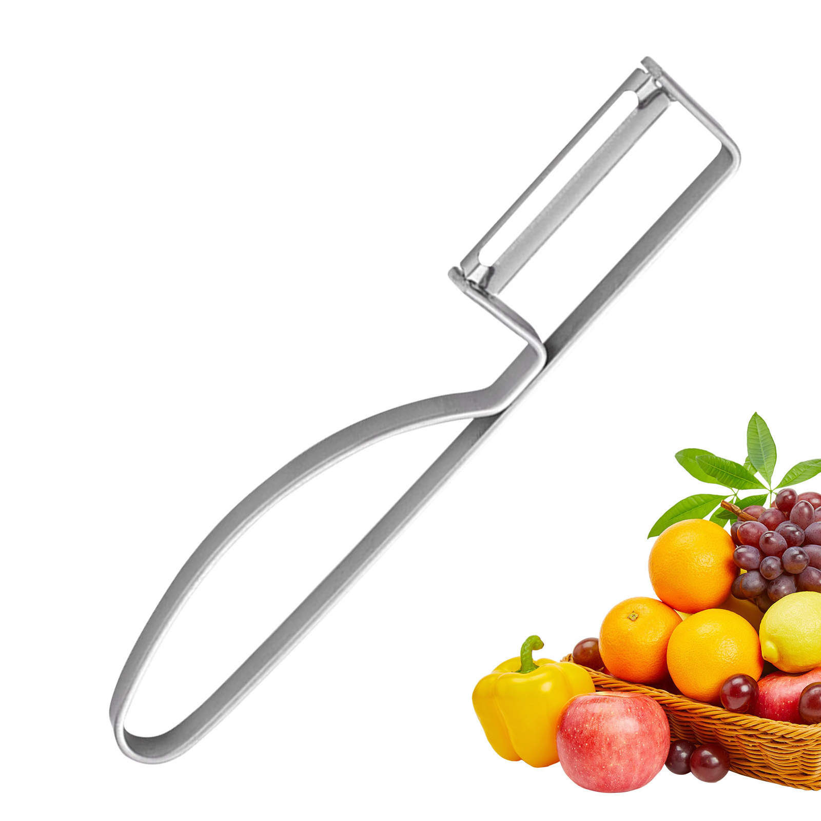 Kitchen Peeler Stainless Steel Handheld Potato Metal Veggie, Fruit Peeler Tools