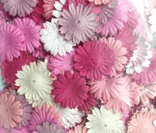 500 Pink Mix Small Daisy Die Cut Flower Petals Scrapbook DIY Card Making P70-00