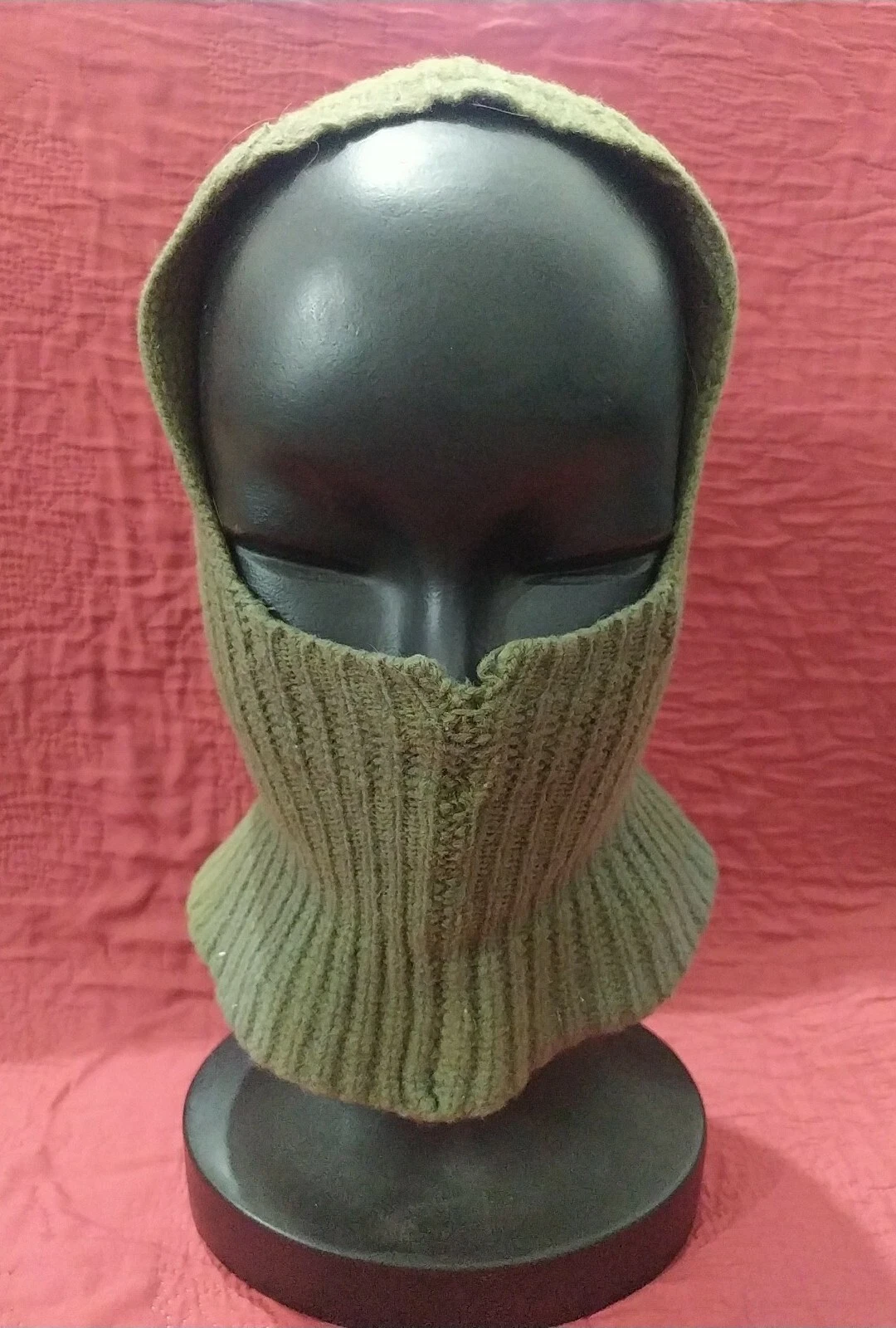 Early Israeli Army/IDF WOOL BALACLAVA FULL FACE MASK FOR COLD WEATHER