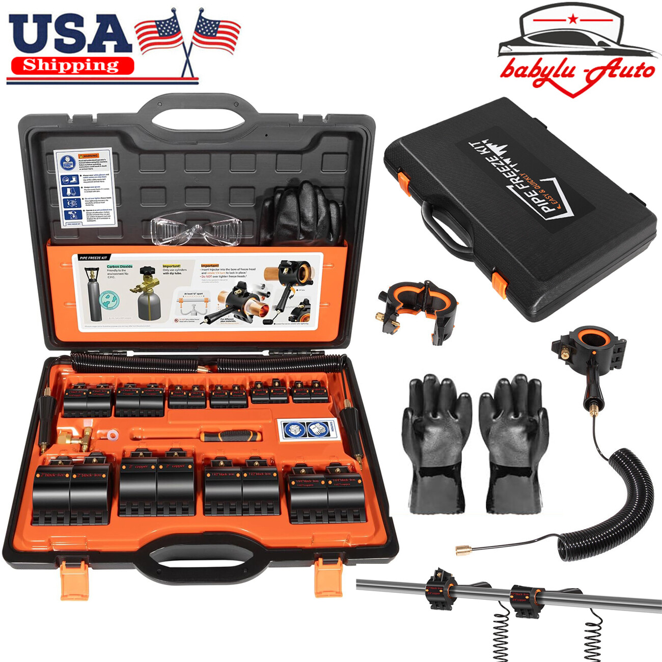 For CST2 General Cold-Shot Pipe Freeze Kit Quickly Freezes Pipes From 1/8"- 2"