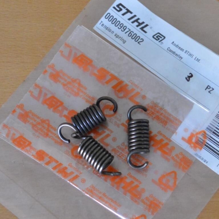 Three Genuine Stihl Clutch Springs 0000 997 6002 TS510 TS760 TS50 050 051 076