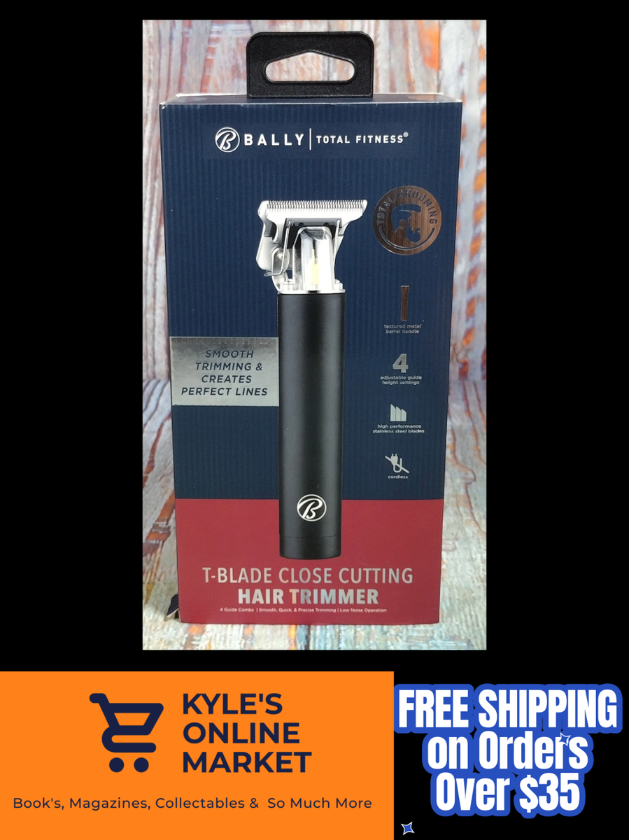 Bally Total Fitness T-Blade Close Cutting Hair Trimmer NEW