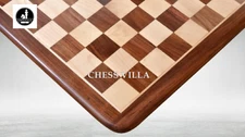23" Hand Carved Luxury Chess board - Golden Rosewood & Maple - 60 mm Square