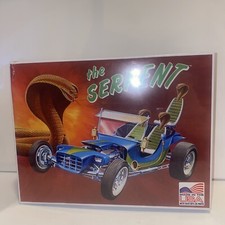 Lindberg HL137/12 The Serpent Hot Rod Kit 1:16 Sealed USA Made Retro Model Car