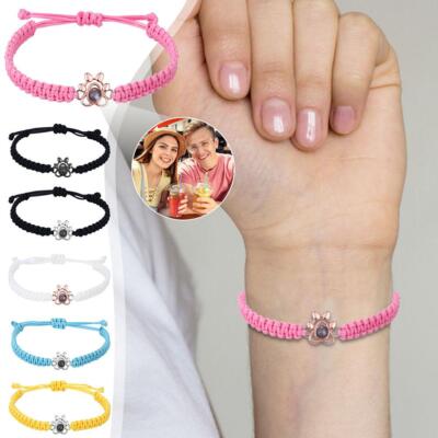 Personalized Projection Bracelets Knitted Durable Bracelet Sealed