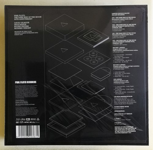 LP Vinyl Box Pink Floyd The Dark Side Of The Moon 50Th Anniversary Deluxe - BO46 - Picture 2 of 2