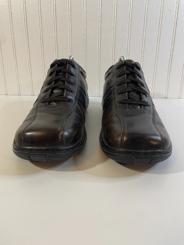 Skechers Men's Oxford Leather Shoes SN 4400 Size 10 US Brown Lace Up - Picture 6 of 15
