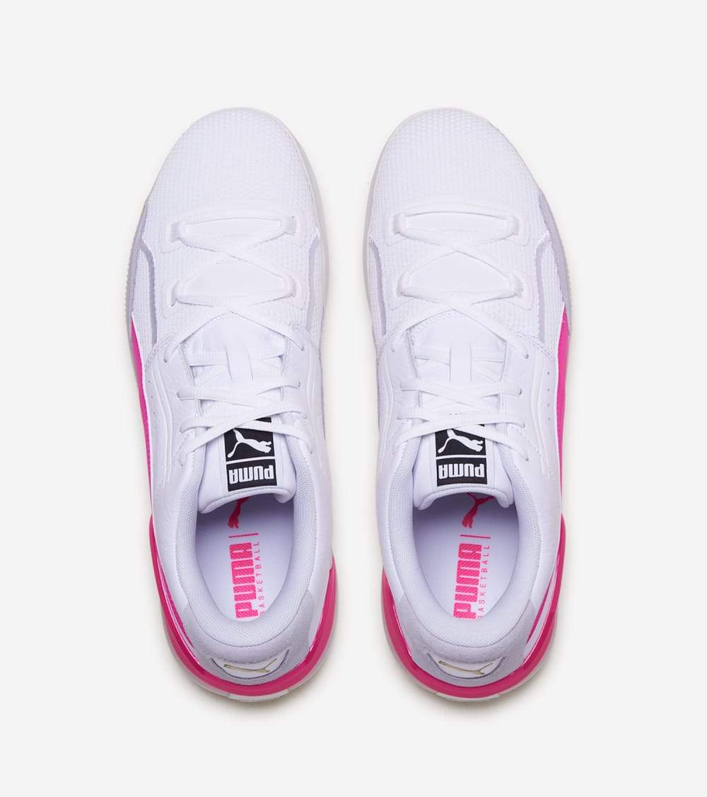 Puma Clyde Hardwood バスケットボールシューズ ピンク PUMA Clyde Hardwood White PINK Miami HEAT South Beach Men's