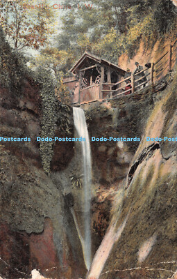 R250782 Water Fall Bridge People Pictorial Stationery Co Autochrom Color Photo