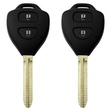 3 x 2 Button Key Remote Case Shell For Toyota Rav4 Corolla Camry Prado Hilux