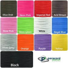 550 Paracord Parachute Cord Lanyard Mil Spec Type III 7 Strand Core 25-100 FEET