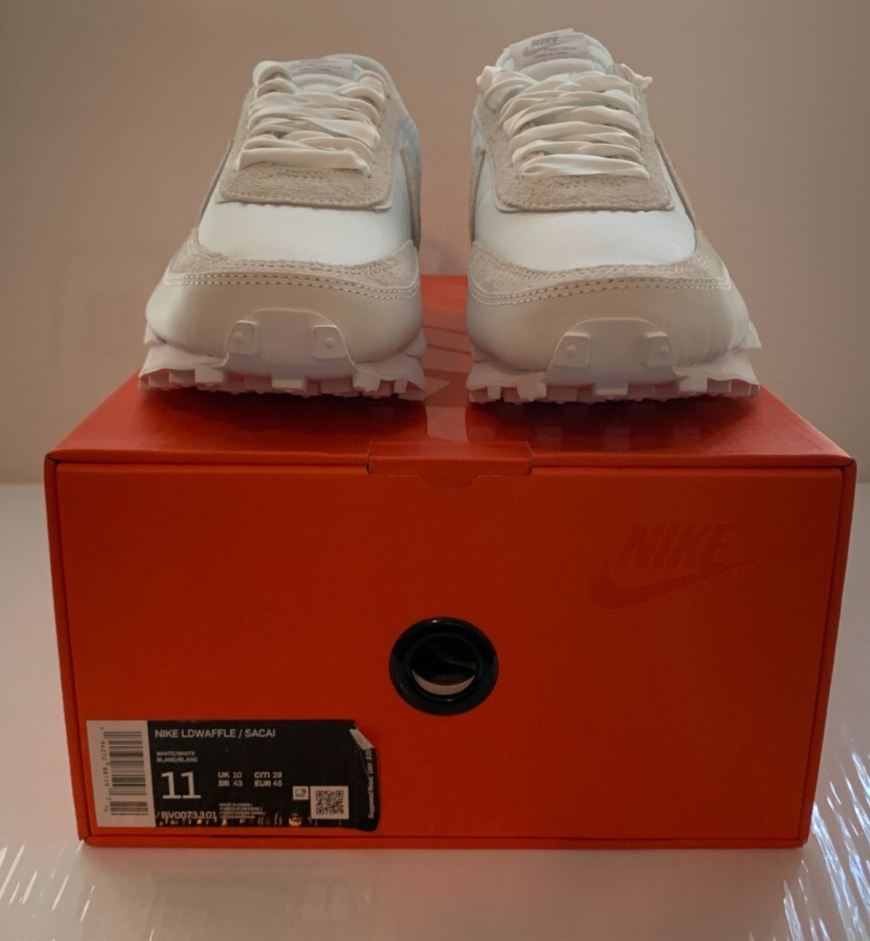 SACAI X NIKE Taglia 11 Nike LDWaffle x Sacai Nylon Bianco 2020