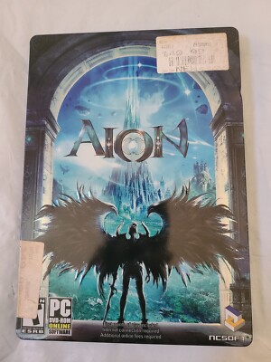Aion (PC DVD-Rom, 2009, 2-Discs) Steelbook Edition Complete w/Game manual