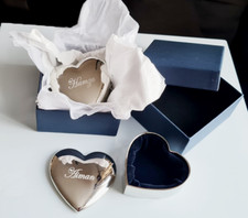 Personalised Heart Trinket Box - Any Name, Text - No limit