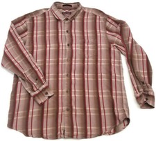 Tommy Bahama Men's Long Sleeve Button Up 100 Silk Striped Dress Shirt Size XL