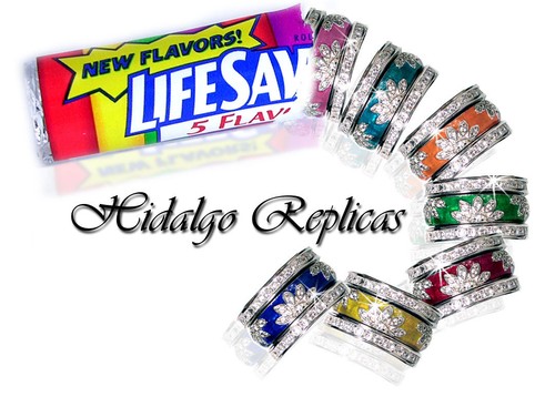 _ANILLOS DE BANDA CZ FLORAL TURQUESA/ESMALTE AZULADO_TALLA-7_925 PLATA ESTERLINA - Imagen 8 de 9