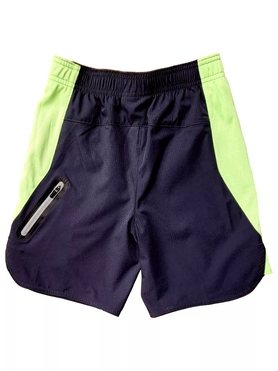 Youth athletic shorts shop with zipper pockets