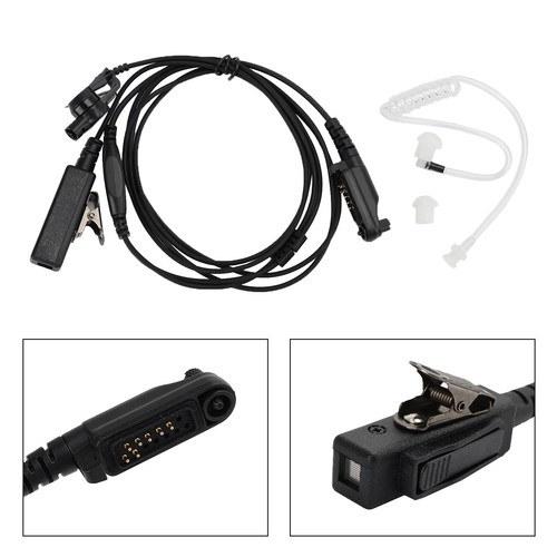 X1E-013A3 Acoustic Tube PTT Mic Casque pour Hytera X1P X1E X1 PD600 PD680