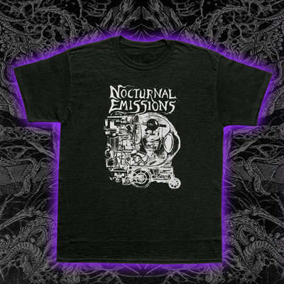Nocturnal Emissions T-Shirt Industrial Experimental Music Avant-Garde UK S-5XL