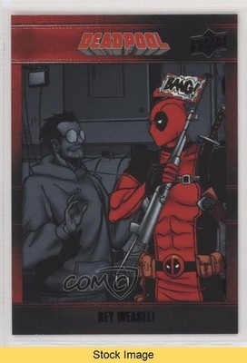 2019 Upper Deck Marvel Deadpool Black Deadpool Hey Weasel #27 READ 0n8