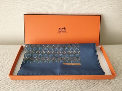 Neu HERMES Seidentuch Chief carre 45