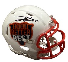 KALIF RAYMOND signed (CHICAGO BEARS) Good Better Best Mini helmet JSA CR86594
